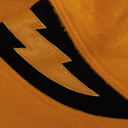 Wool Lightning Bomber - Mustard