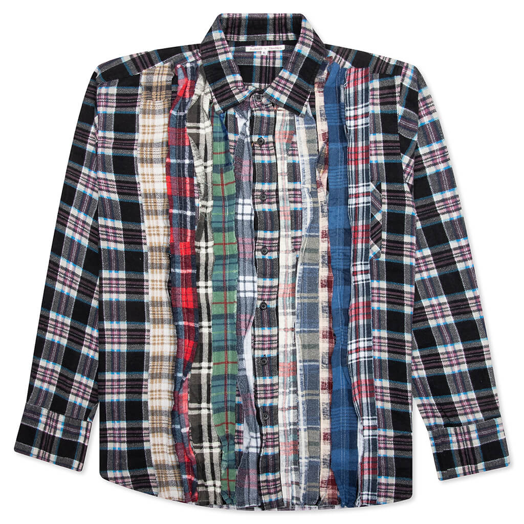Ribbon Flannel Shirt - Assorted