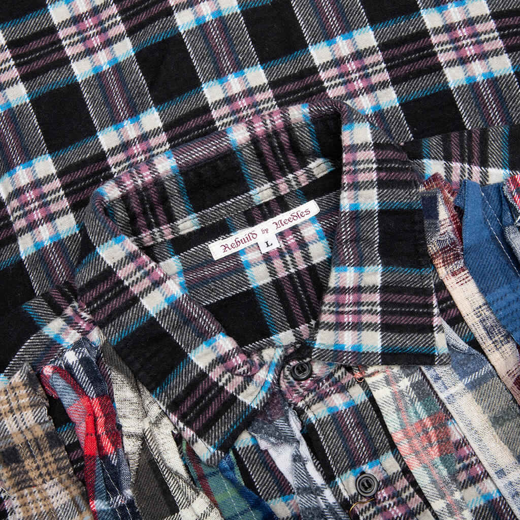 Ribbon Flannel Shirt - Assorted