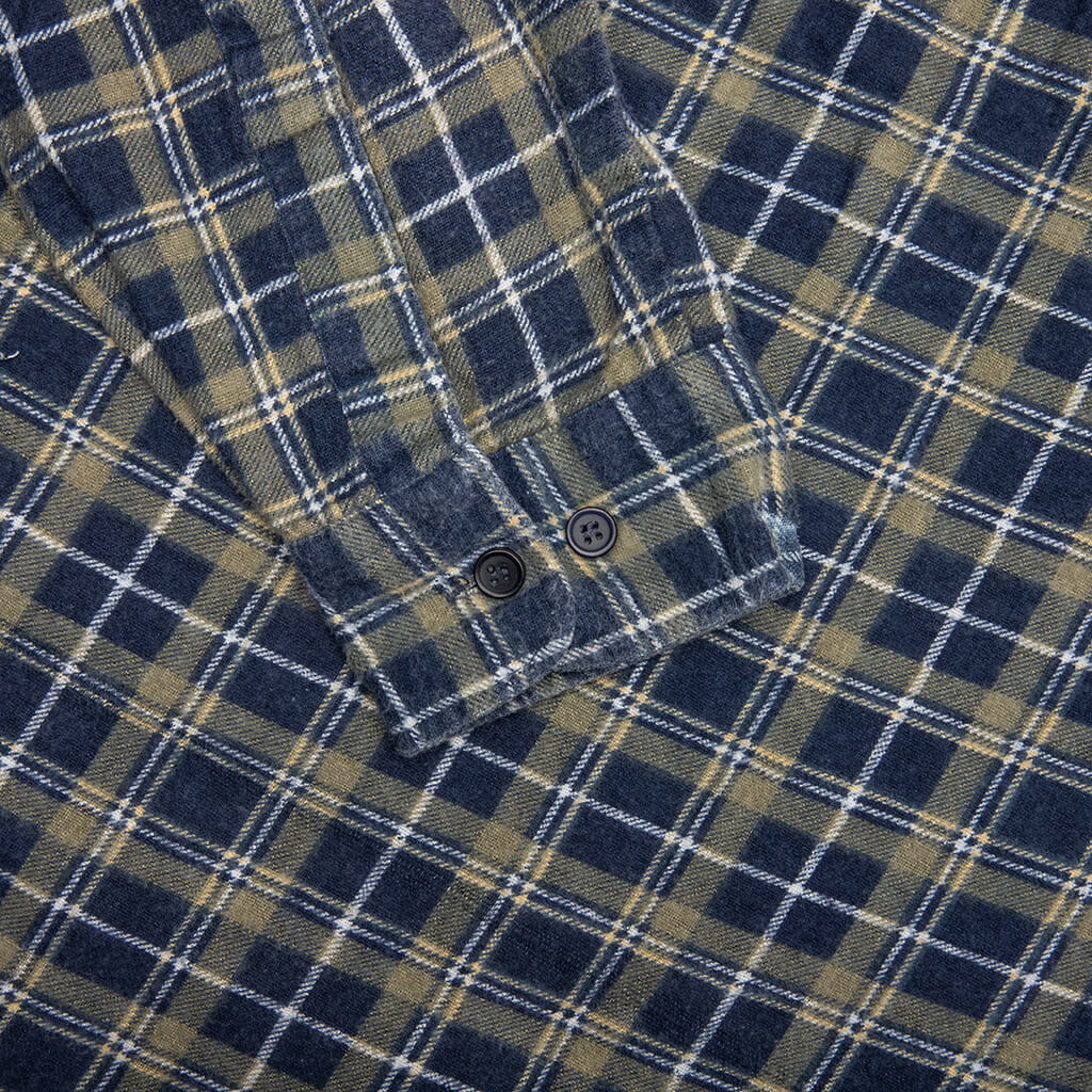 Ribbon Flannel Shirt - Assorted