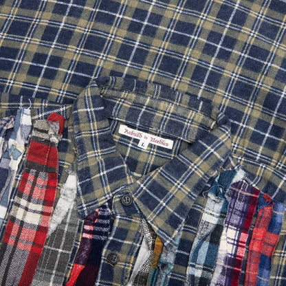 Ribbon Flannel Shirt - Assorted