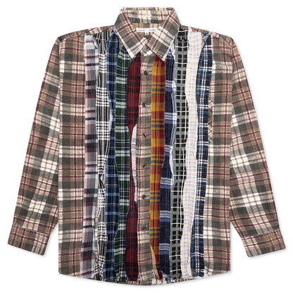 Ribbon Flannel Shirt - Assorted