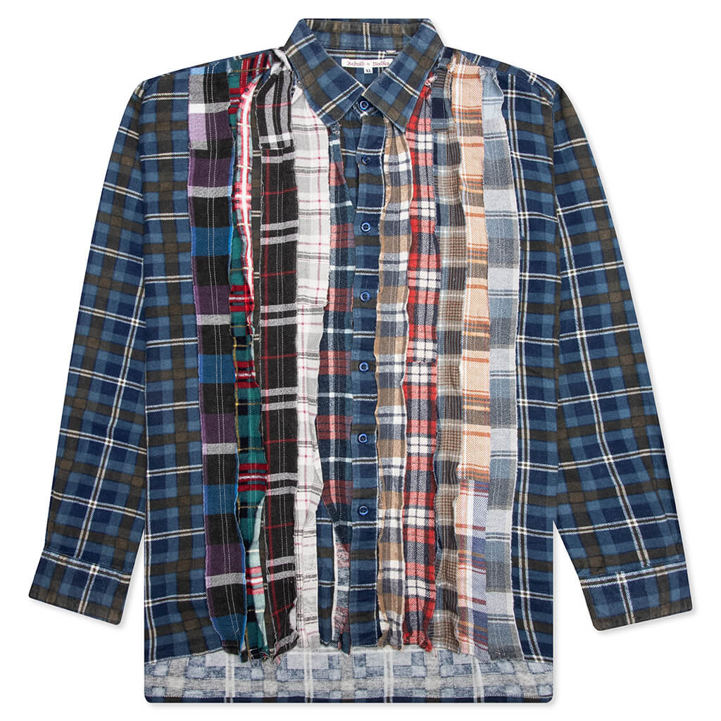 Ribbon Flannel Shirt - Assorted