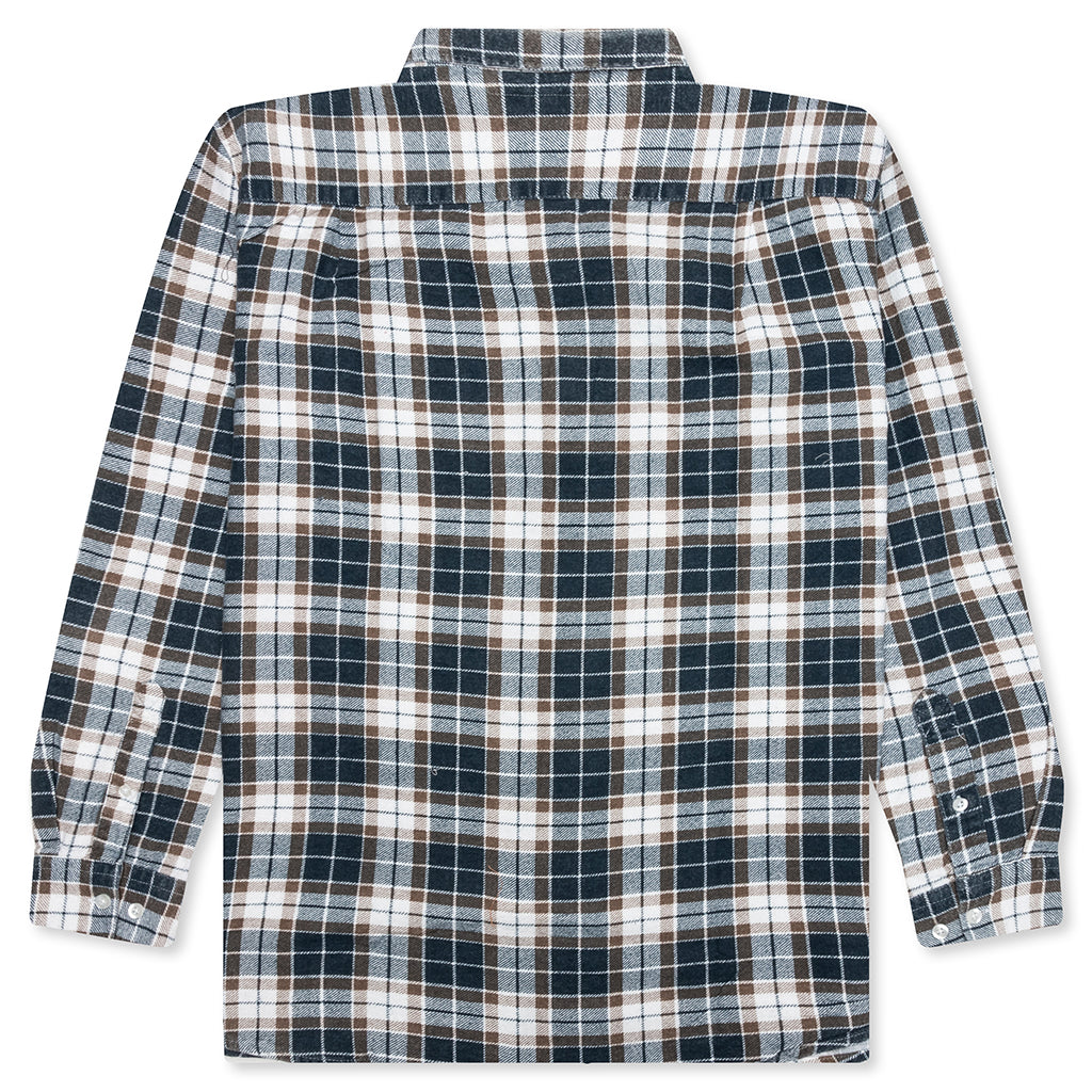 Ribbon Flannel Shirt - Assorted