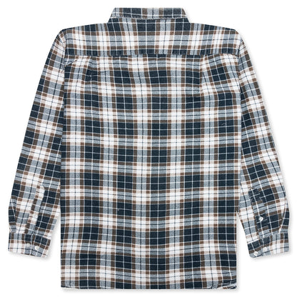 Ribbon Flannel Shirt - Assorted