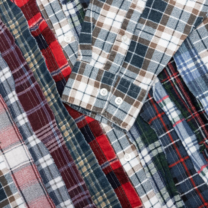 Ribbon Flannel Shirt - Assorted