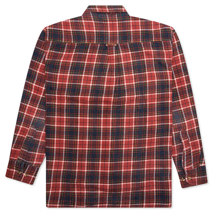 Ribbon Flannel Shirt - Assorted