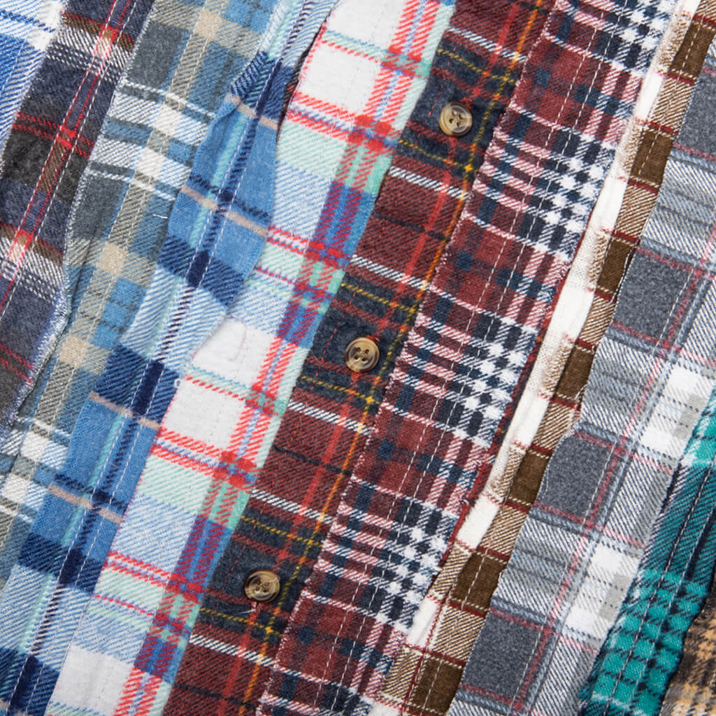 Ribbon Flannel Shirt - Assorted