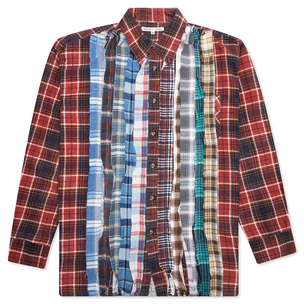 Ribbon Flannel Shirt - Assorted