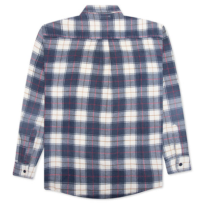 Ribbon Flannel Shirt - Assorted