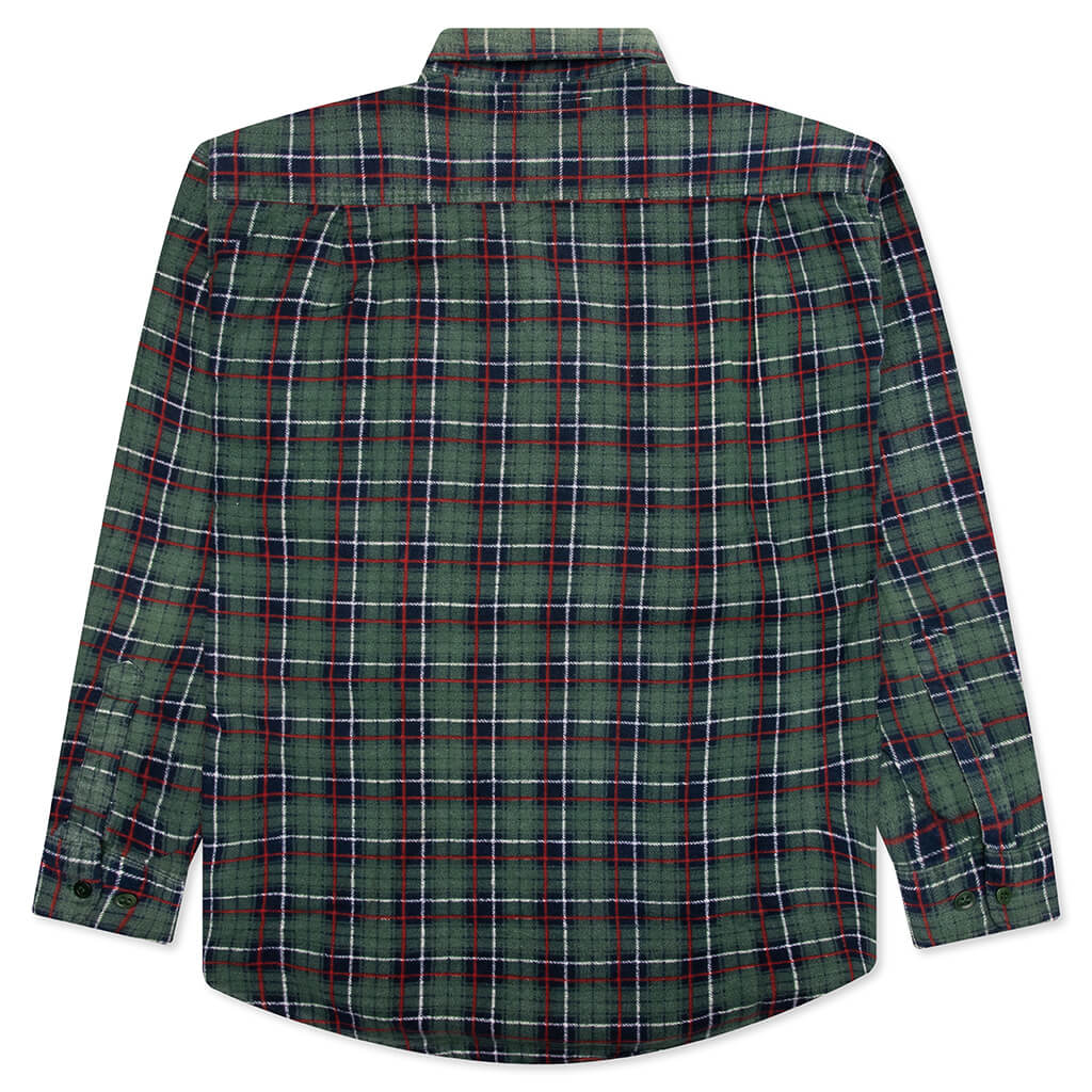 Ribbon Flannel Shirt - Assorted