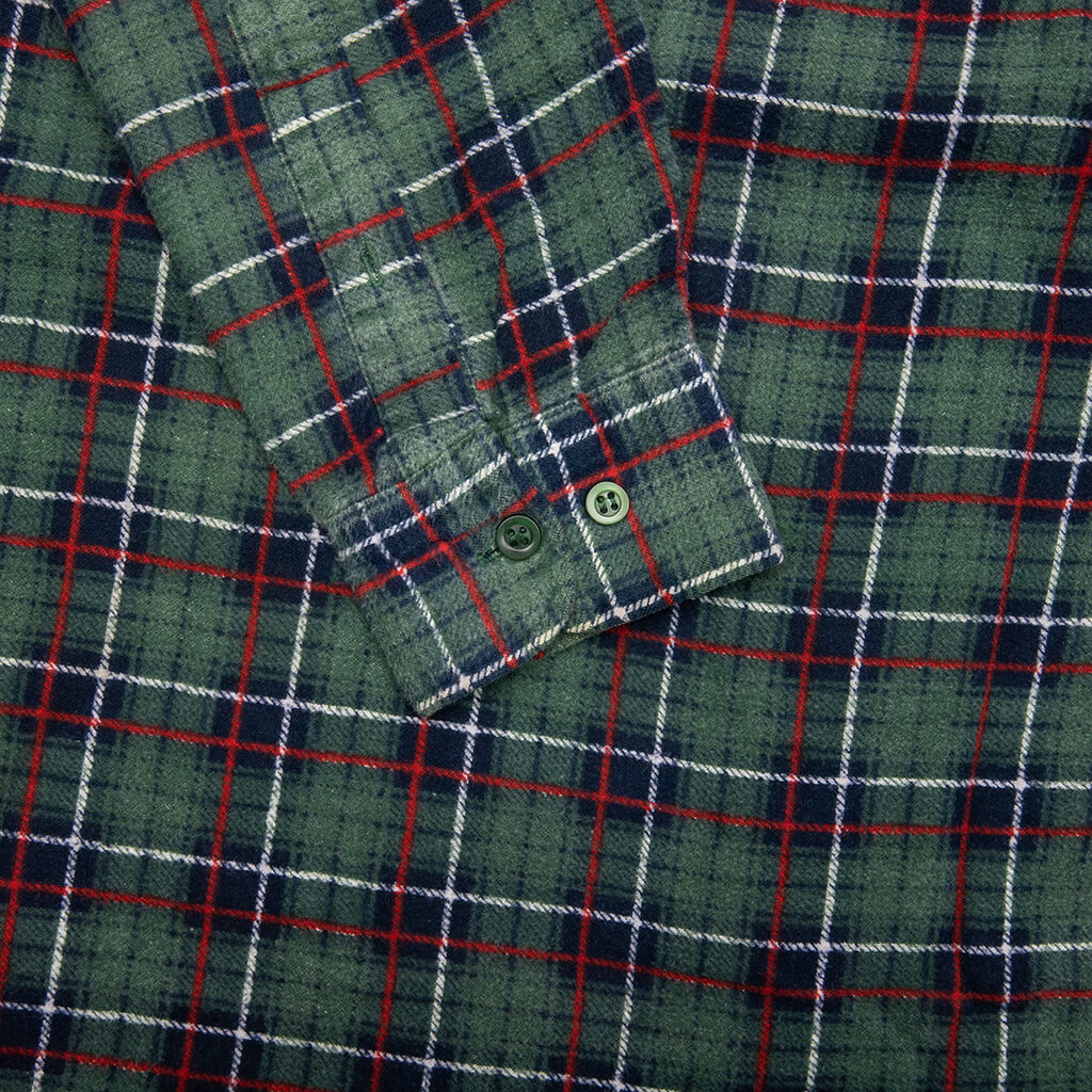 Ribbon Flannel Shirt - Assorted