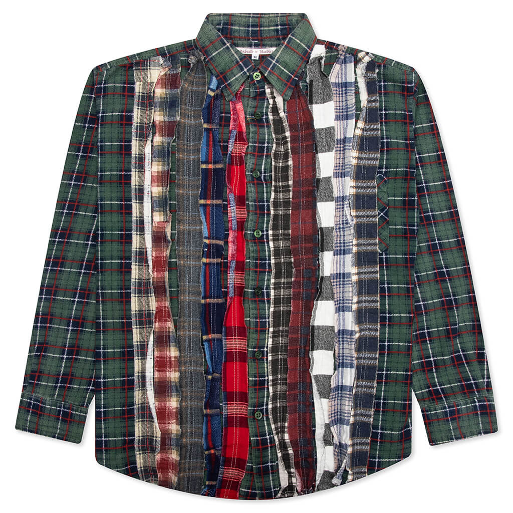 Ribbon Flannel Shirt - Assorted