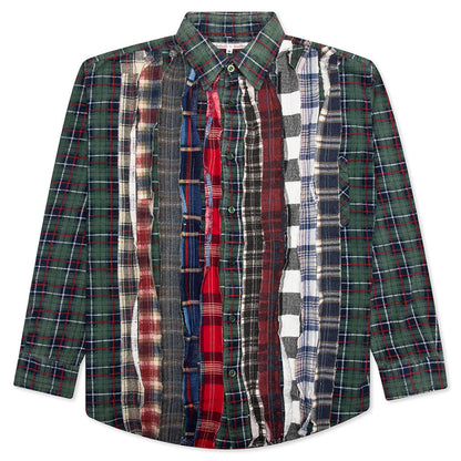 Ribbon Flannel Shirt - Assorted