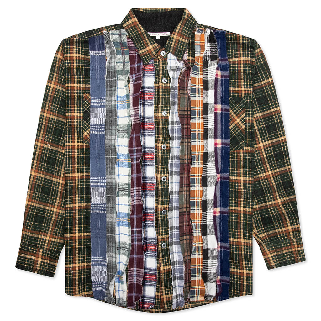 Ribbon Flannel Shirt - Assorted