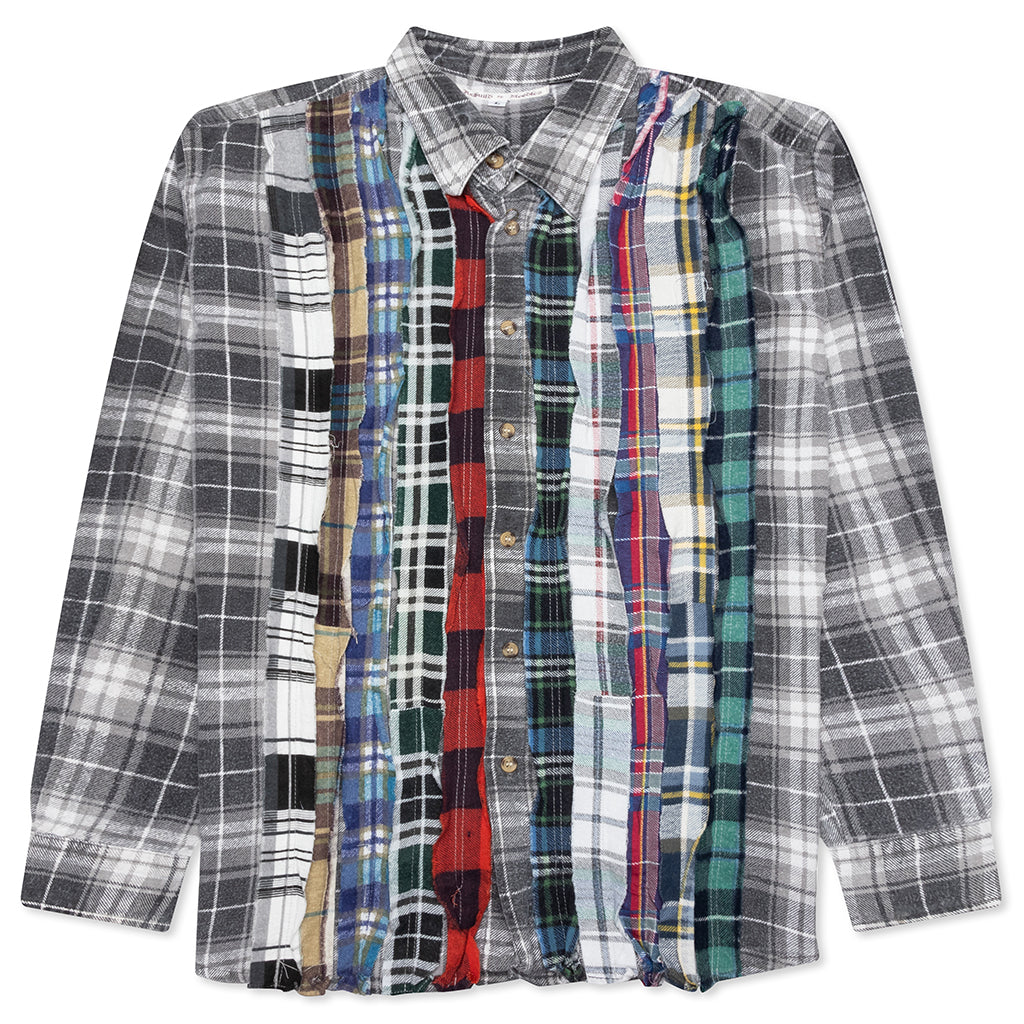 Ribbon Flannel Shirt - Assorted