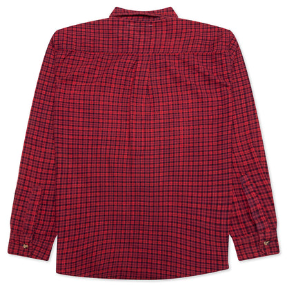 Ribbon Over Dye Flannel Shirt - Assorted