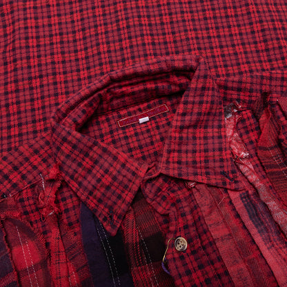 Ribbon Over Dye Flannel Shirt - Assorted