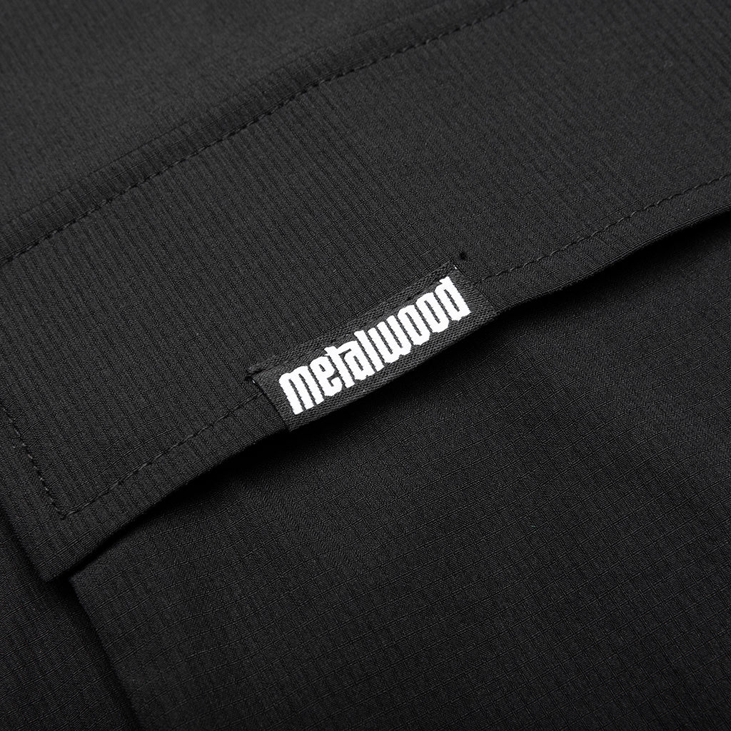 Ripstop Overshirt - Black
