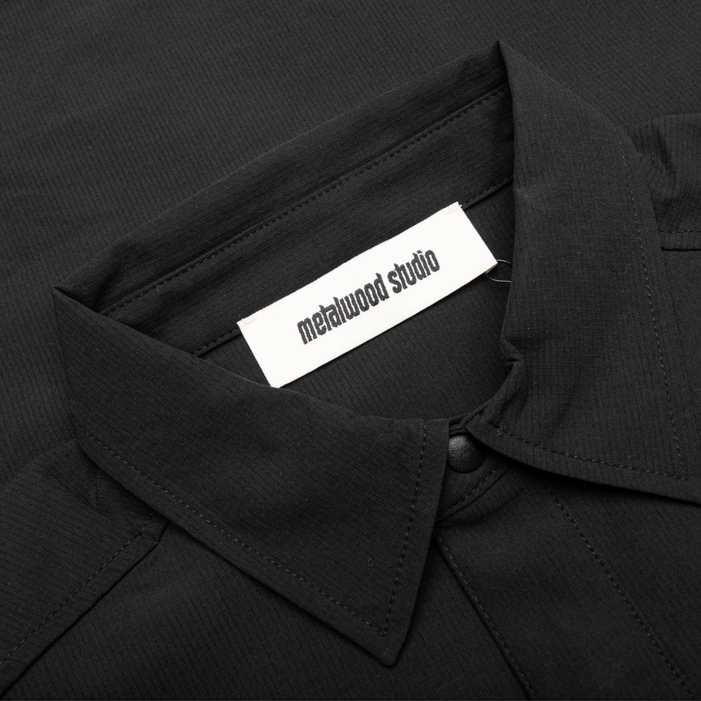 Ripstop Overshirt - Black