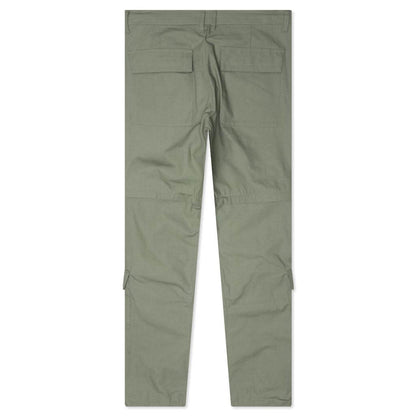 Ripstop Zip Cargo Pant - Olive