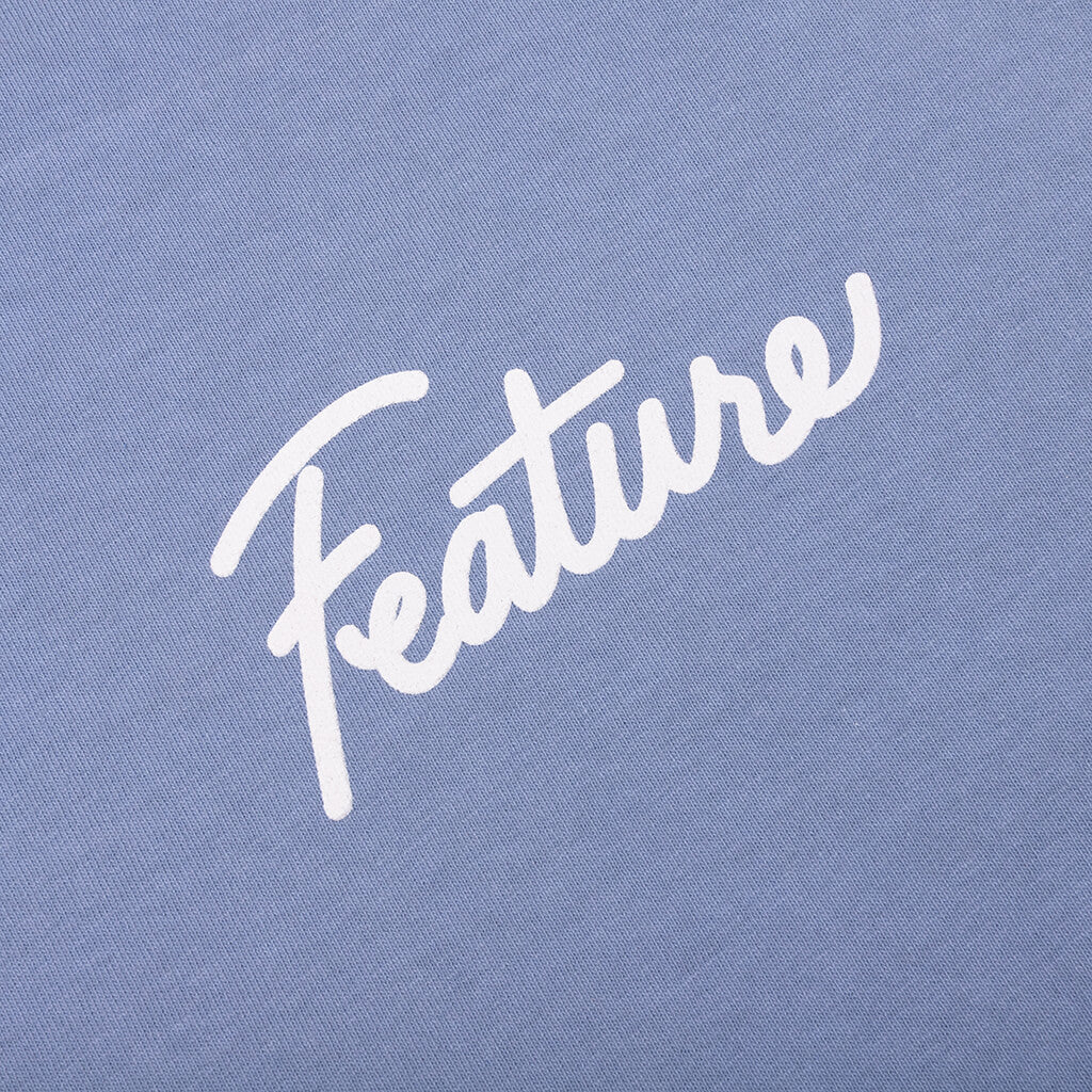 Risky Behavior Tee - Blue Granite