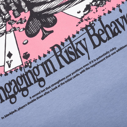 Risky Behavior Tee - Blue Granite