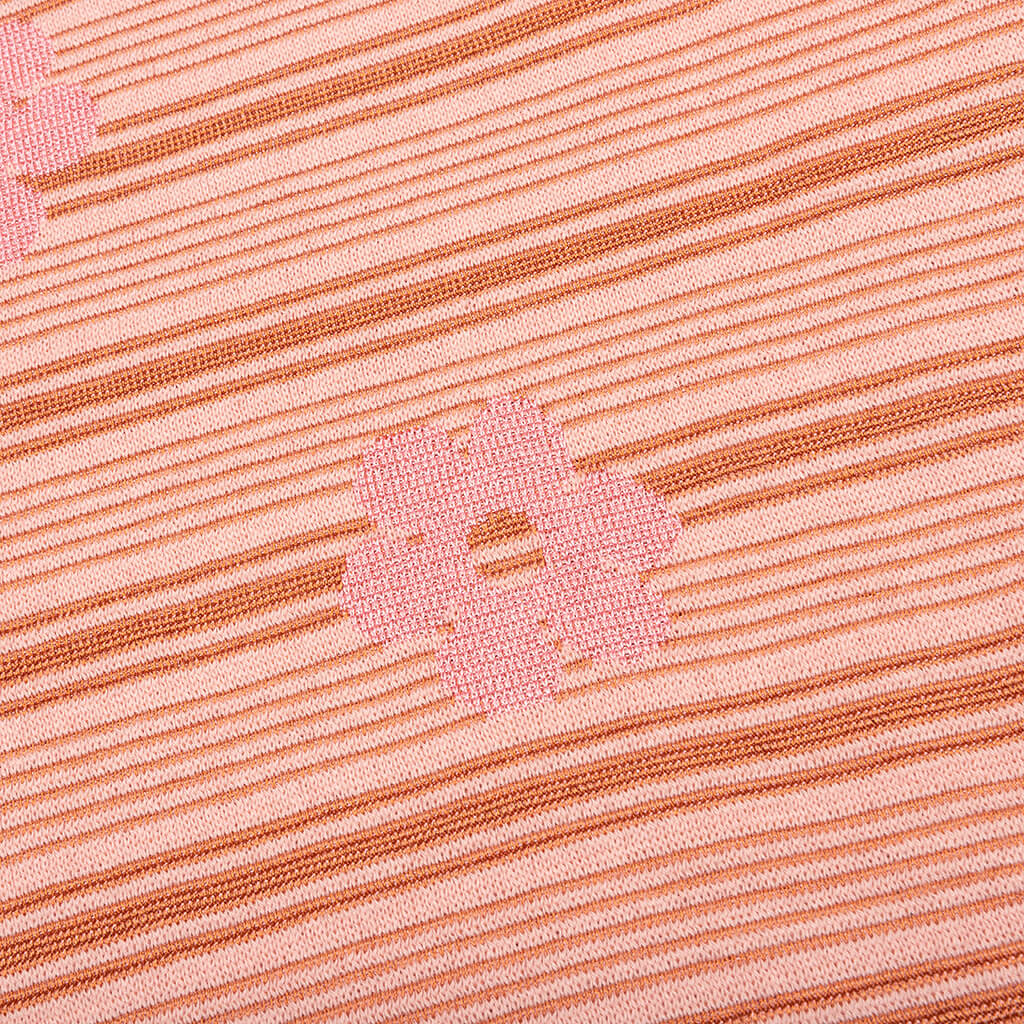 Striped Floral T-Shirt - Pink Gummy