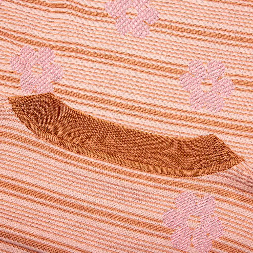 Striped Floral T-Shirt - Pink Gummy