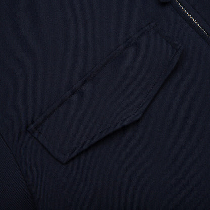 Rounded Bomber Jacket - Navy