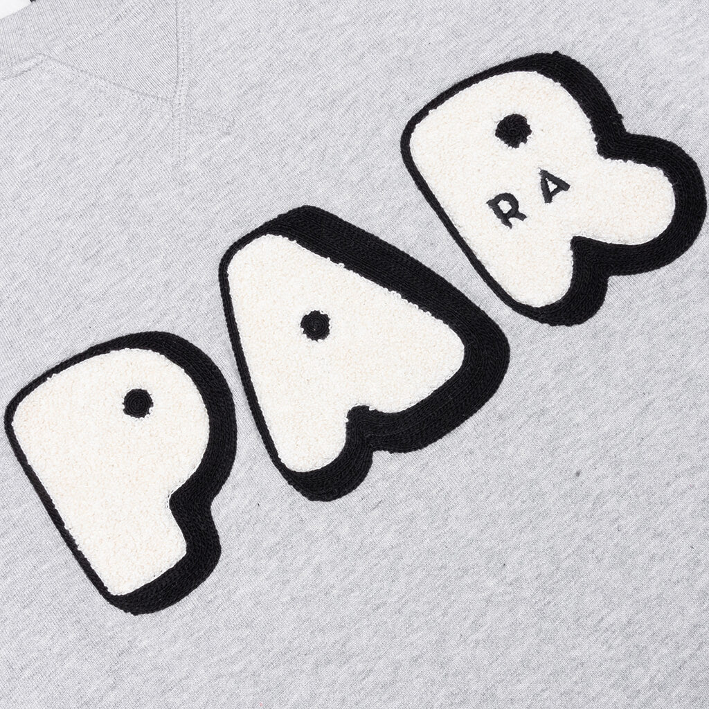 Rounded PAR Crew Neck Sweatshirt - Heather Grey
