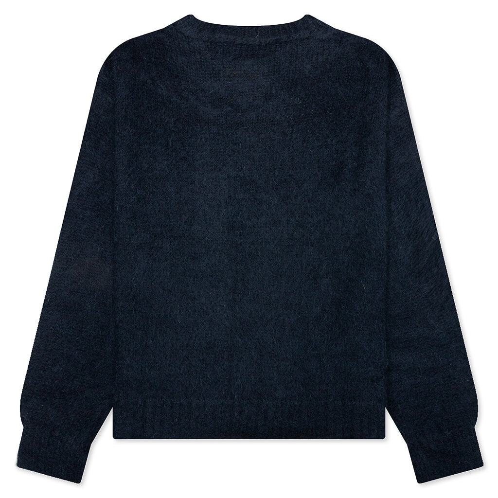 Roundneck Knitted Sweater - Midnight