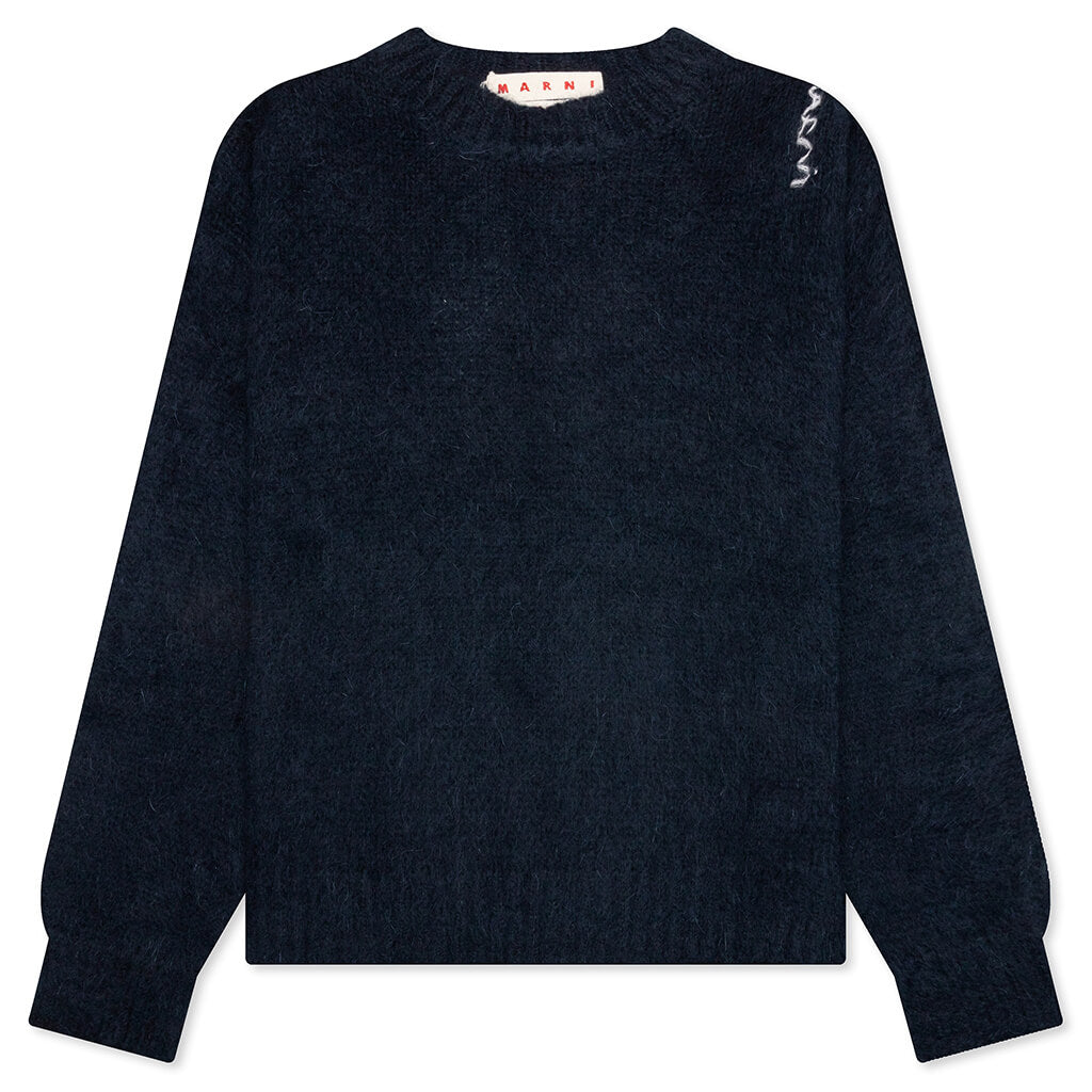 Roundneck Knitted Sweater - Midnight