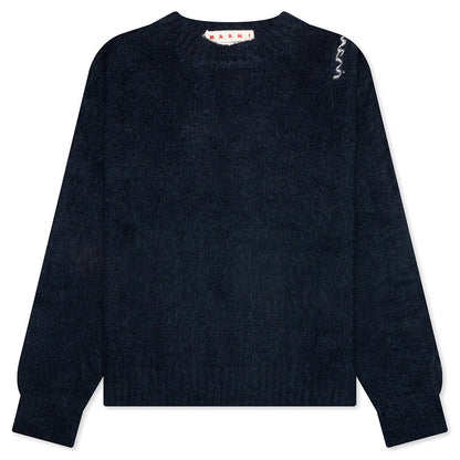 Roundneck Knitted Sweater - Midnight