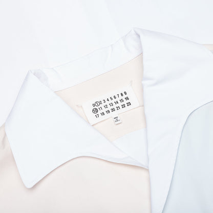 Short Sleeve Pocket Shirt - White/Cream/Light Blue