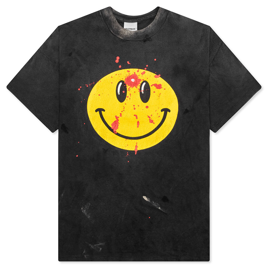 S/S T-Shirt Smile - Black