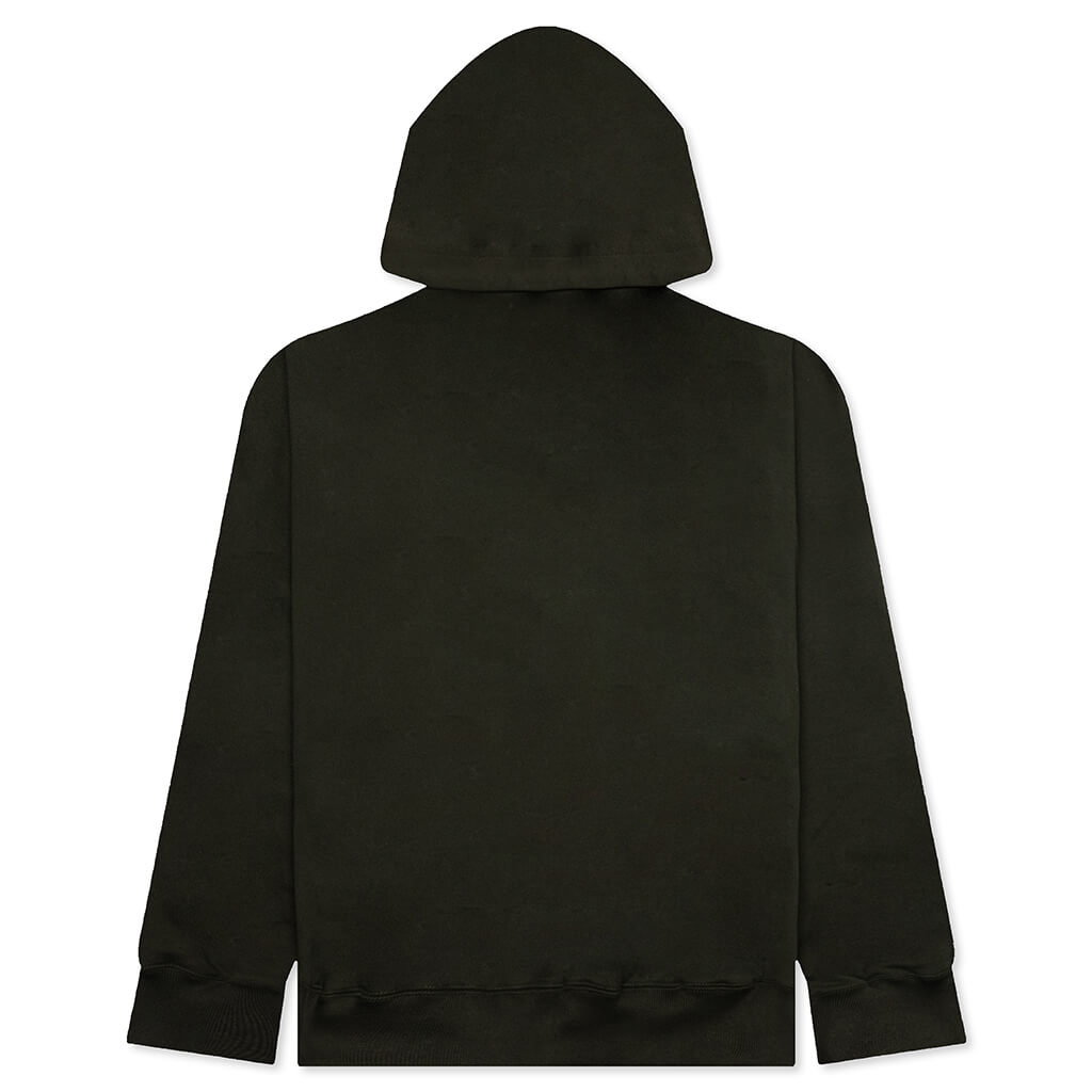 Logo Knit Hoodie - Olive