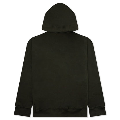 Logo Knit Hoodie - Olive