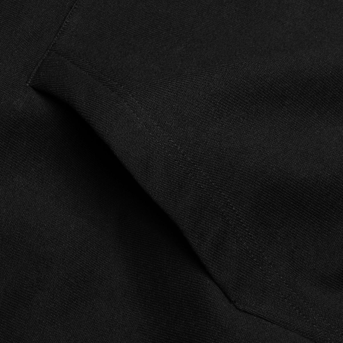 Zip Skull Knitted Hoodie - Black
