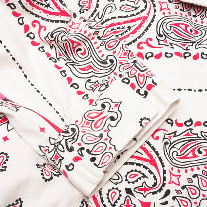 Bandana Print Blouson - Off White