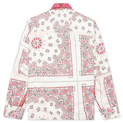 Bandana Print Blouson - Off White