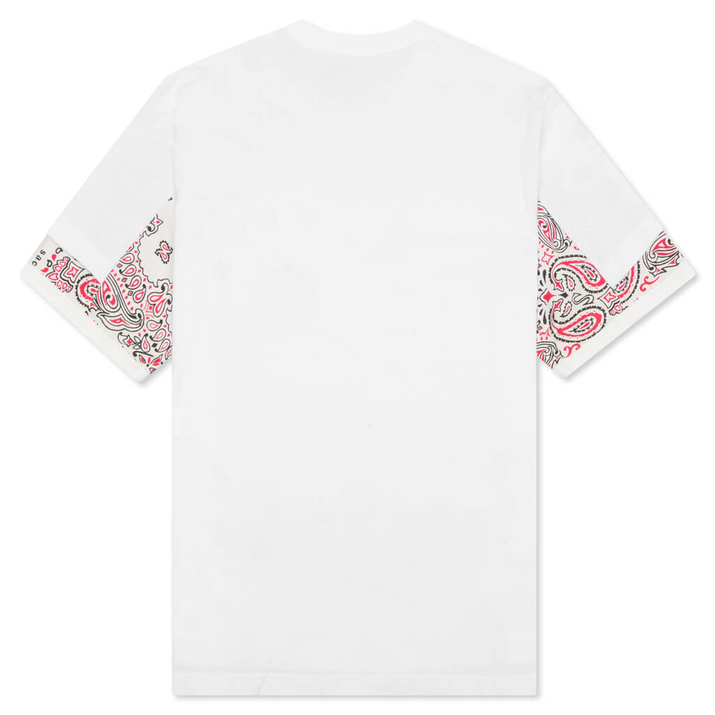 Bandana Print T-Shirt - White