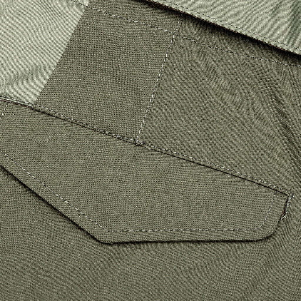 Cotton Nylon Oxford Short - Khaki