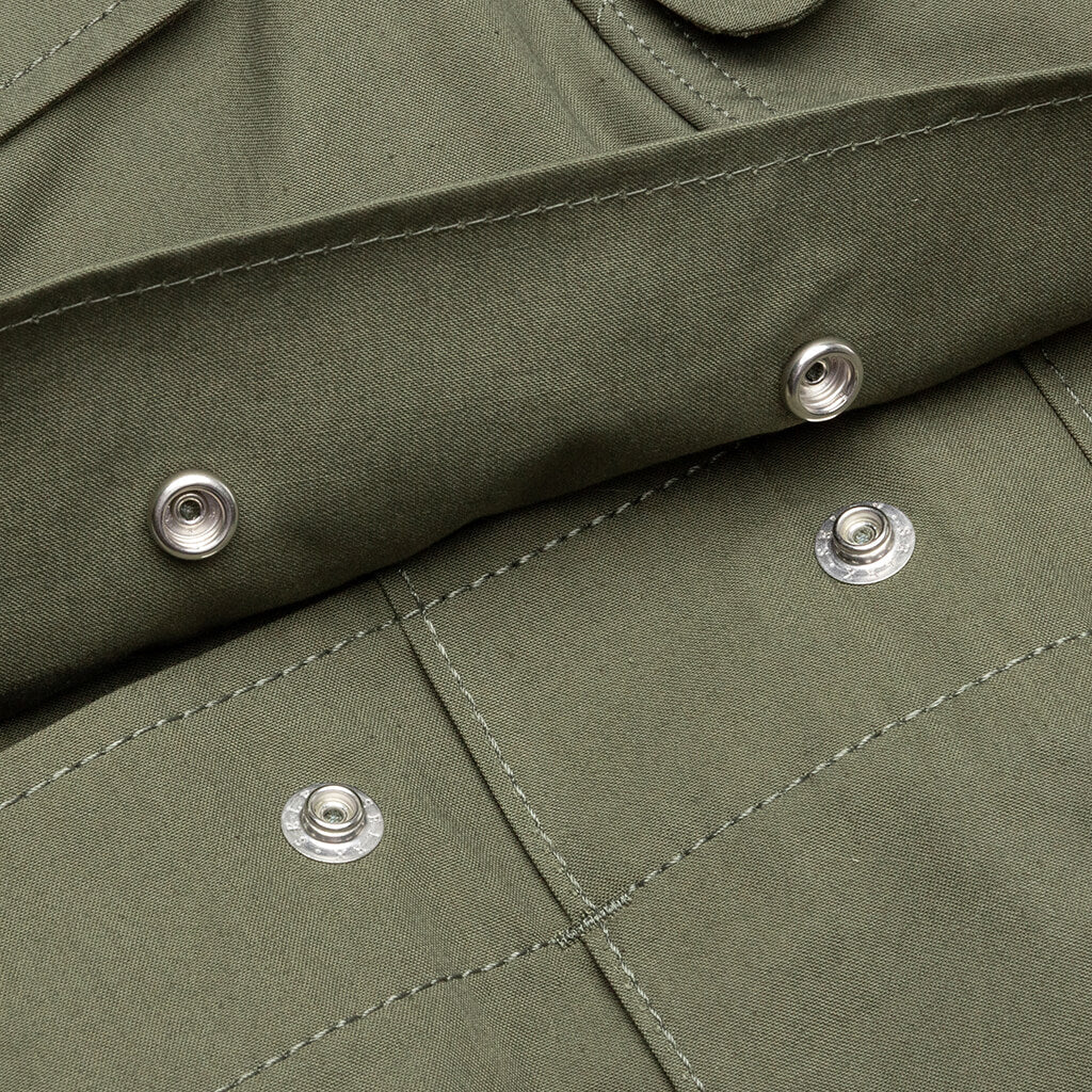 Cotton Nylon Oxford Short - Khaki