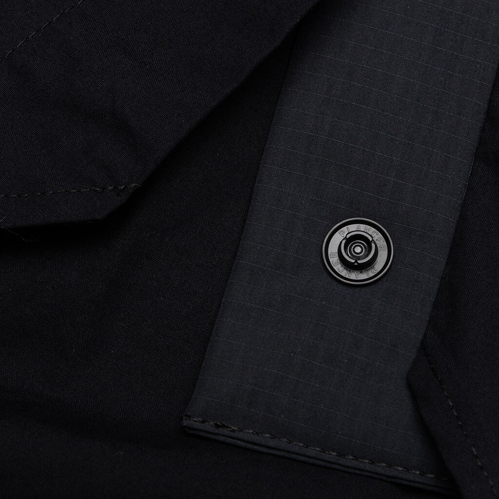 Cotton Poplin Shirt - Black
