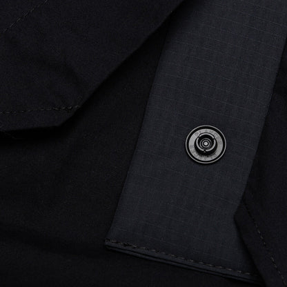 Cotton Poplin Shirt - Black