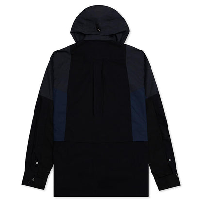 Cotton Poplin Shirt - Black
