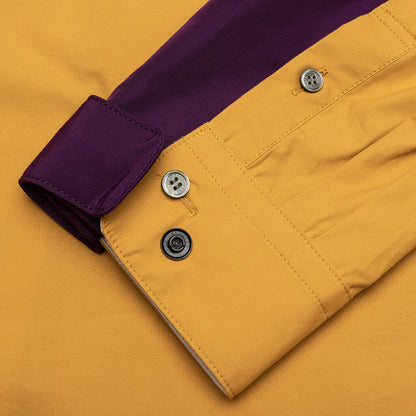 Cotton Poplin Shirt - Yellow