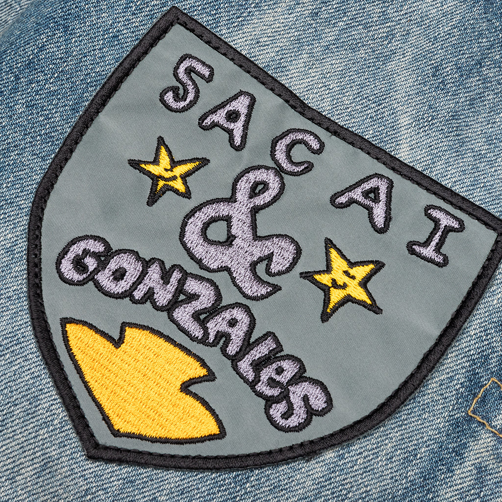 Sacai Gonz Denim Jacket - Light Blue