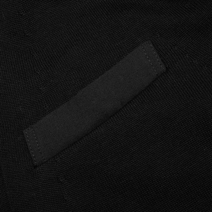 Knit x Suiting Cardigan - Black